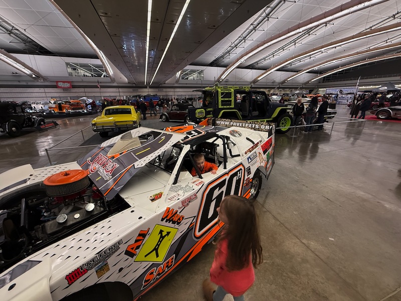 Kids at World of Wheels