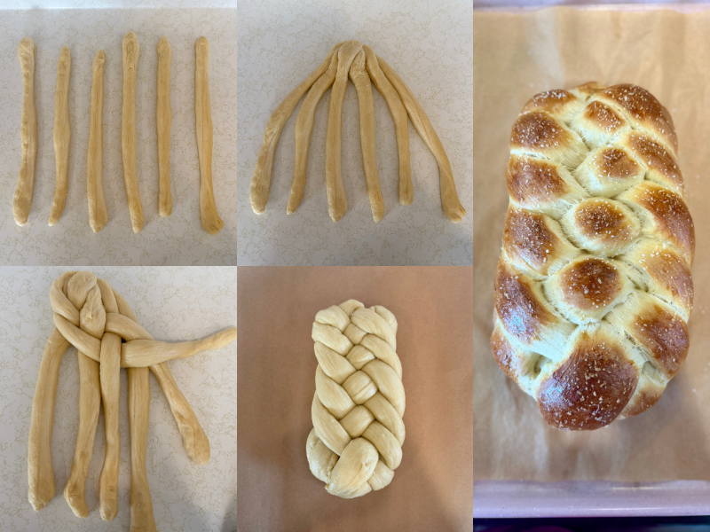 Challah bread step by step pictures