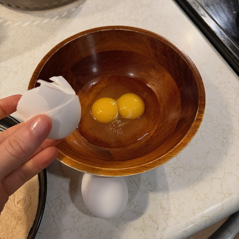 Double egg yolk
