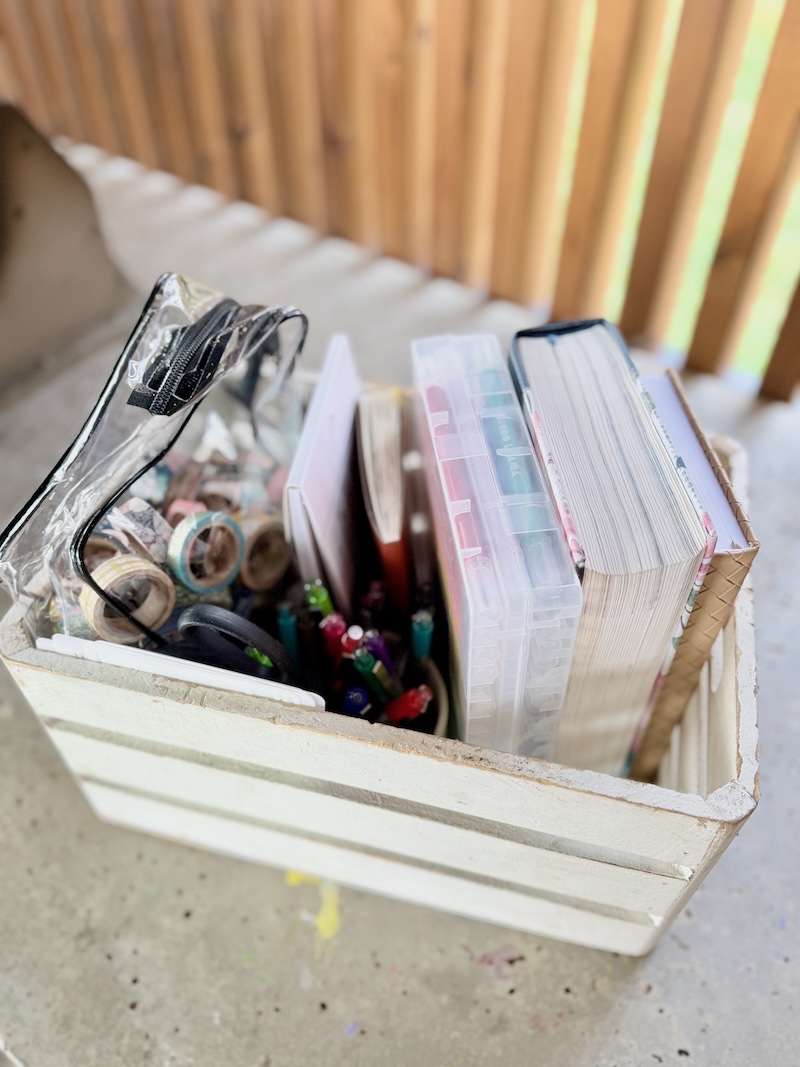 Bible study basket