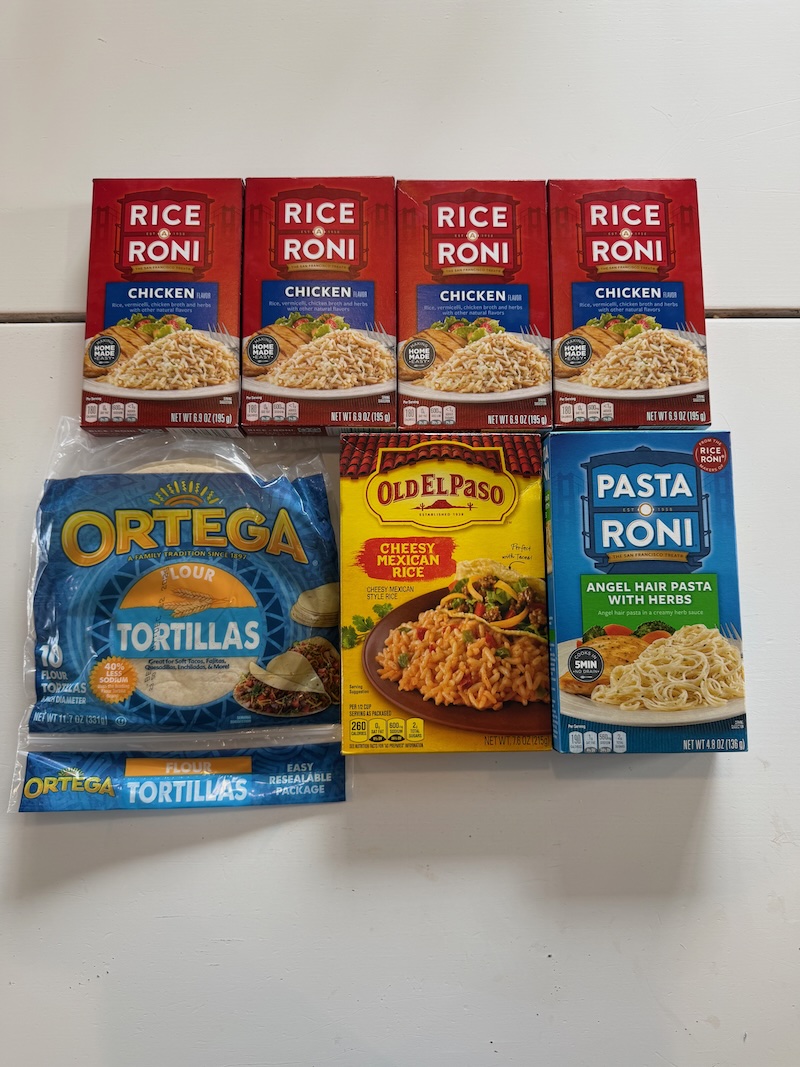 Discounted food from Family Dollar