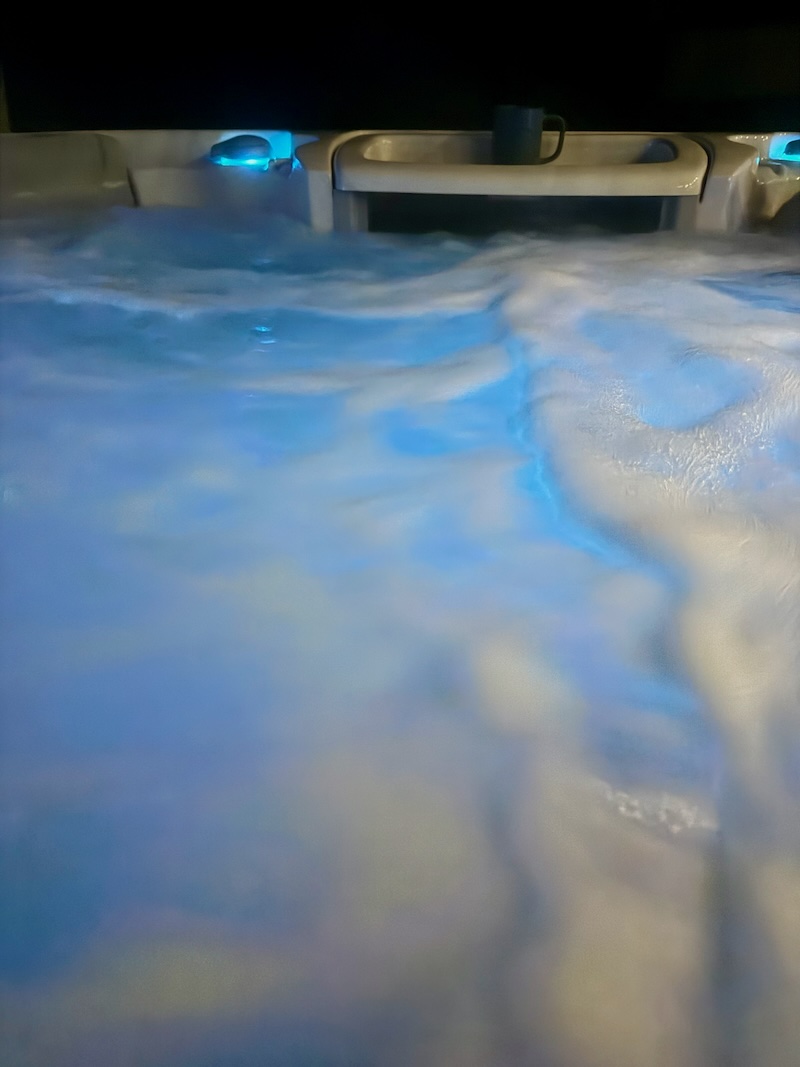 Hot tub water