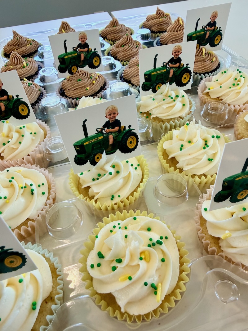 John Deere Cupcakes