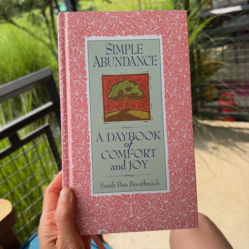 Simple Abundance book