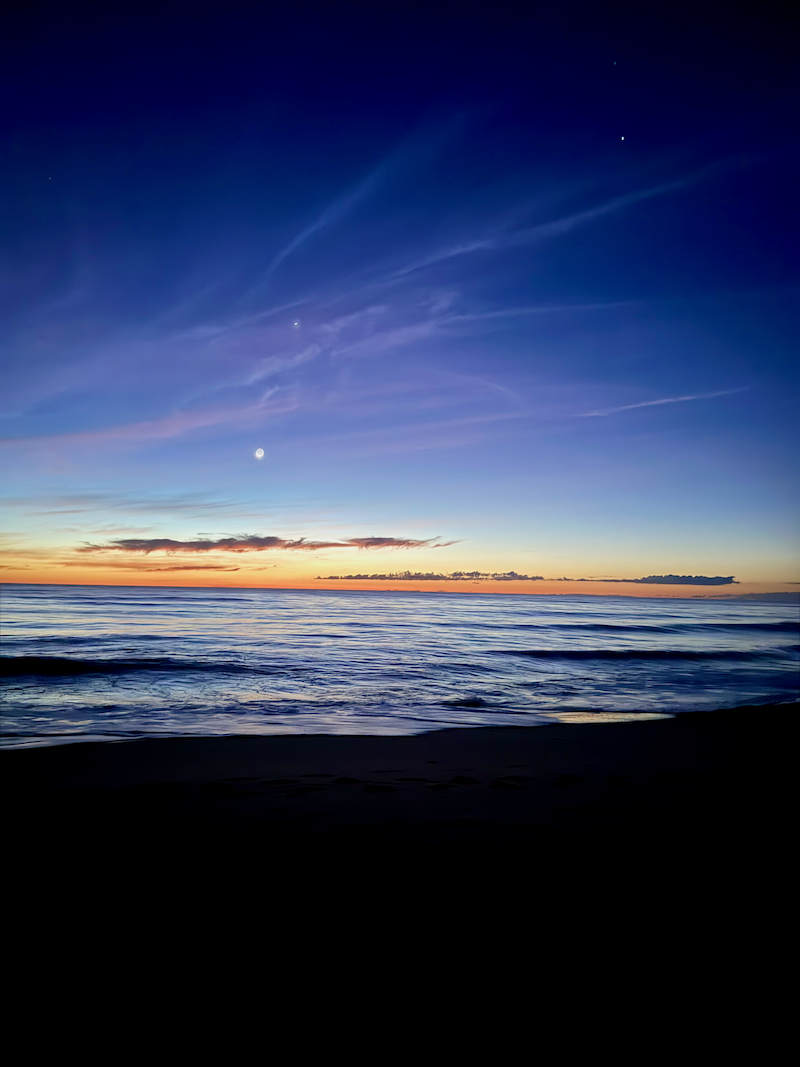 Beach sunrise in Kill Devil Hills, NC