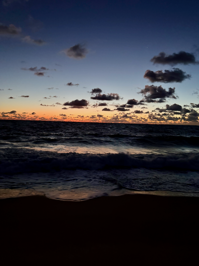 Beach in Kill Devil Hills NC in the morning