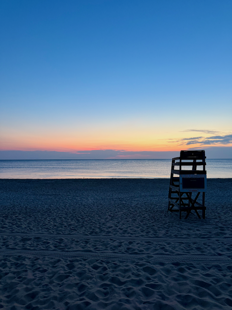 Kill Devil Hills Beach at sunrise