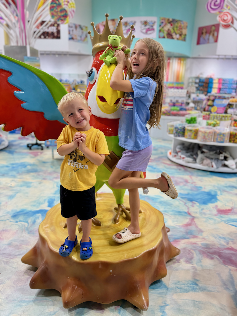 Kids at Sugar Planet in Kill Devil Hills, NC